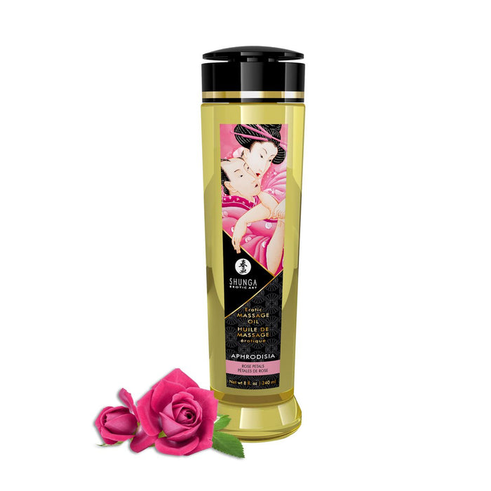 Shunga Massageolie Aphrodisia Rose Petals 240 ml