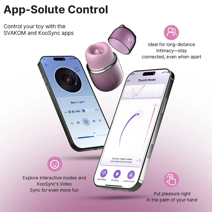 Svakom Klitty Likkende & Zuigende Clitoris Stimulator