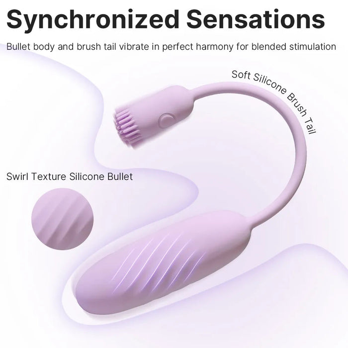 Svakom Plume Flexibele Brush Vibrator Met App