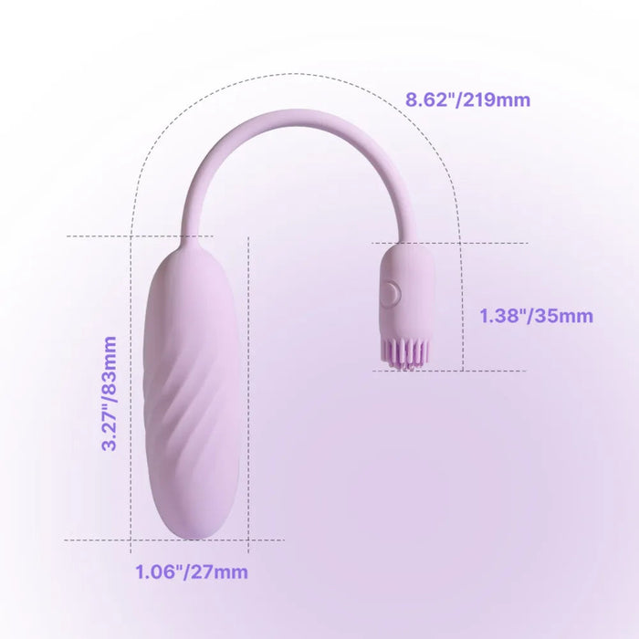 Svakom Plume Flexibele Brush Vibrator Met App