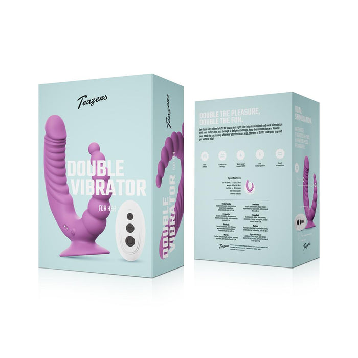 Teazers Dubbele Vibrator Met Afstandsbediening