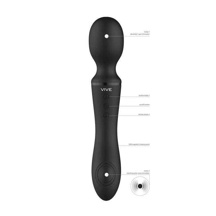 Vive Enora Dubbelzijdige Wand Vibrator 22 Cm