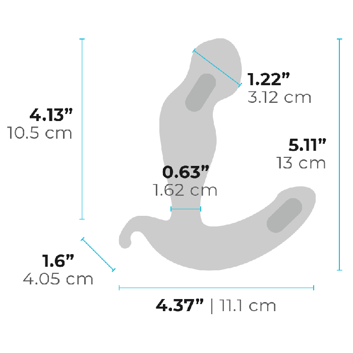 B-Vibe 360 Vibrerende Prostaat Vibrator 13 cm