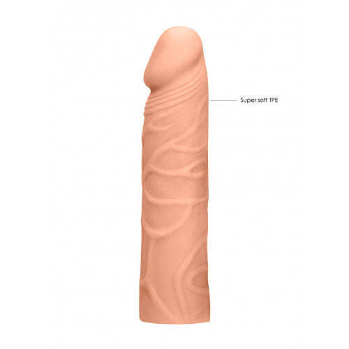 RealRock Penis Sleeve Recht 17,8 cm - Erovibes.nl
