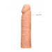 RealRock Penis Sleeve Recht 17,8 cm - Erovibes.nl