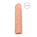 RealRock Penis Sleeve Recht 17,8 cm - Erovibes.nl
