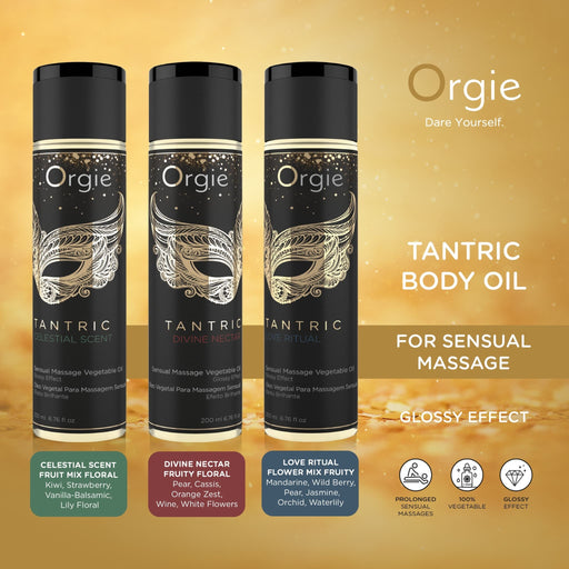 Orgie Tantric Sensuele Massage Olie 200 ml
