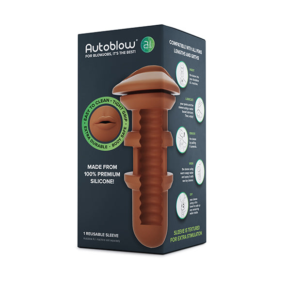 Autoblow A.I. Silicone Sleeve Bruin