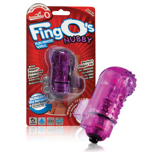 The Screaming O The FingO Nubby Vinger Vibrator