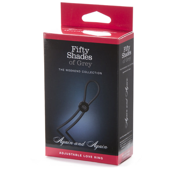 Fifty Shades of Grey Adjustable Cock Ring Zwart