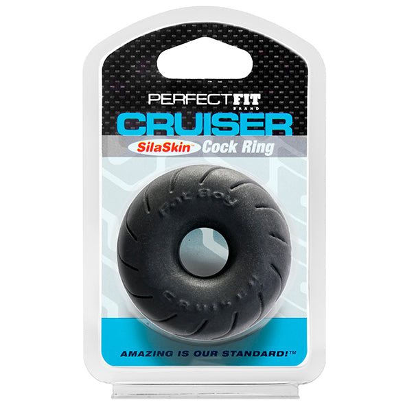 Perfect Fit SilaSkin Cruiser Ring 6,4 cm Zwart