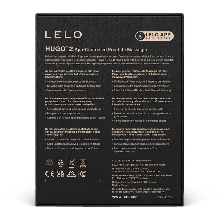 Lelo Hugo 2 Prostaat Vibrator Met App