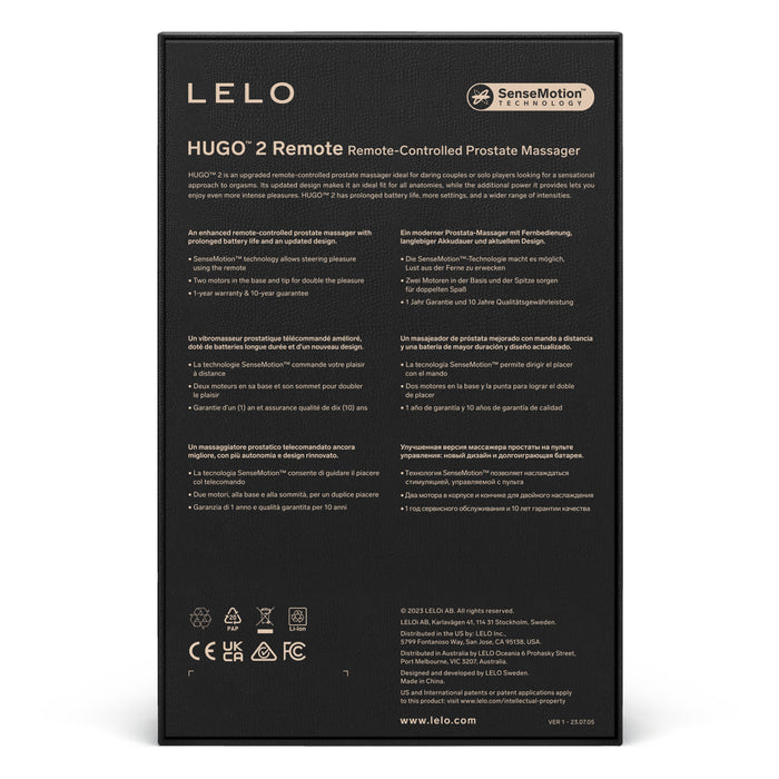 Lelo Hugo 2 Prostaat Vibrator Met Afstandsbediening