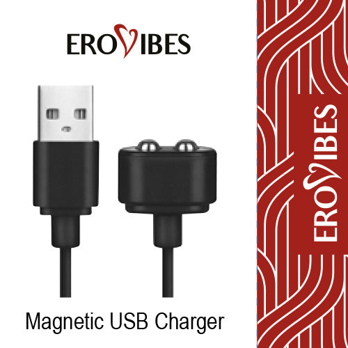 Erovibes Magnetische USB Oplaadkabel Zwart