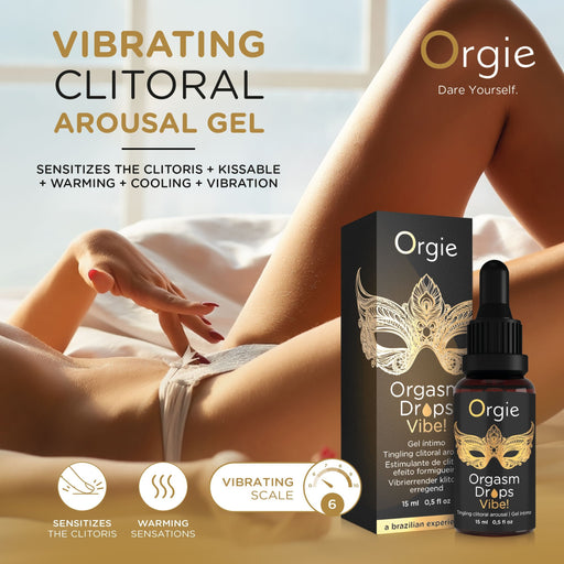 Orgie Orgasm Drops Vibe! 15 ml