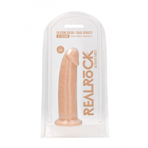 RealRock Realistische Dildo Zonder Ballen Blank 22,8 cm